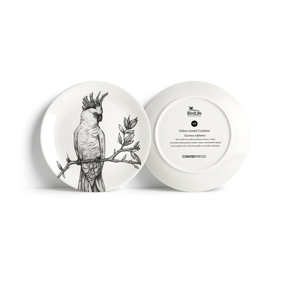 Cockatoo Plate - The BirdLife Collection